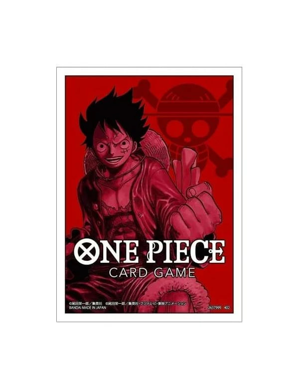 One Piece Card Game ! 70 Sleeves Rouge "Luffy" !