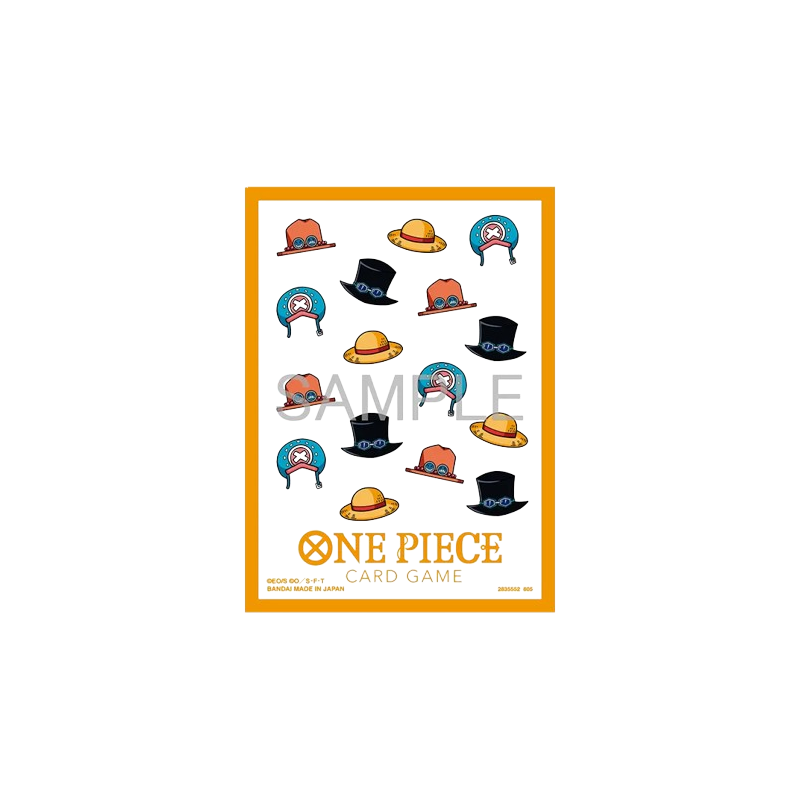 One Piece Card Game ! 70 Sleeves Série 13 Motifs "Chapeaux"