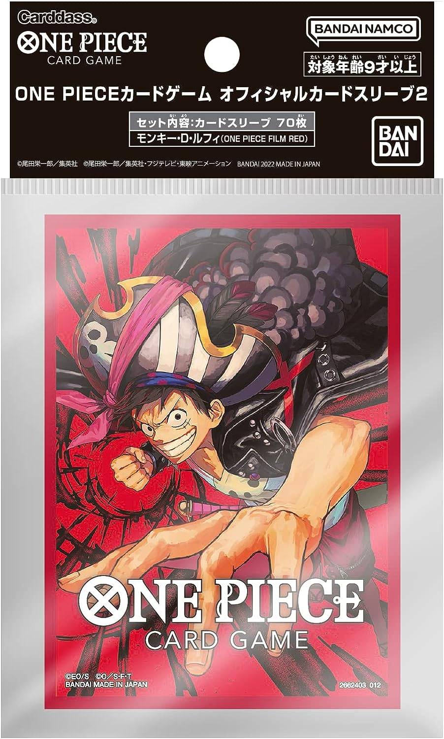 One Piece Card Game ! 70 Sleeves V.2 "Monkey D.Luffy"