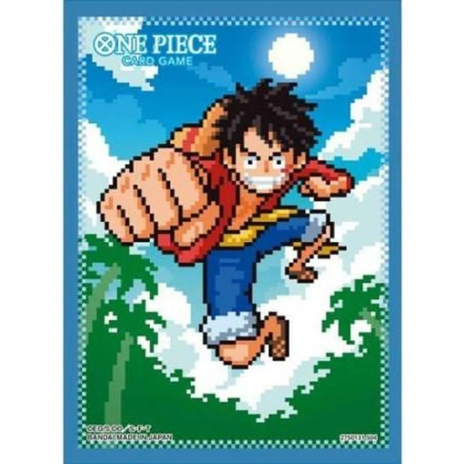 One Piece Card Game ! 70 Sleeves "Luffy" Pixel