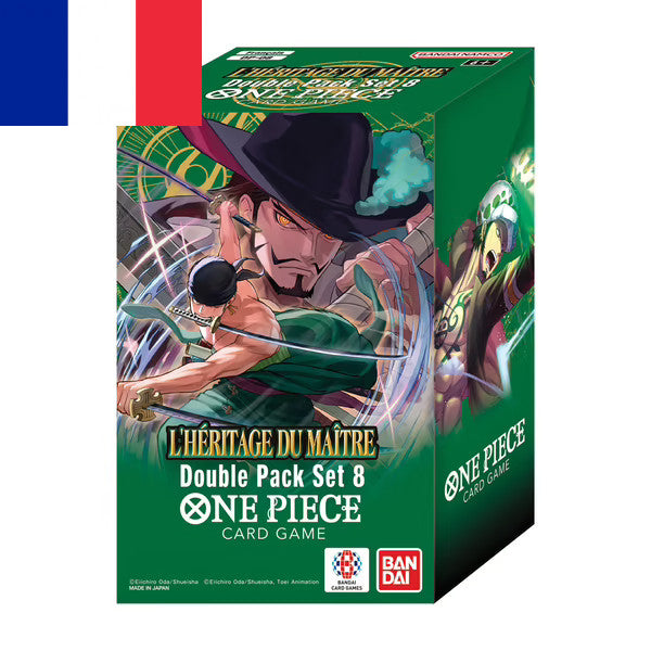 One Piece Card Game ! Double Pack DP-08 "L'Héritage du Maitre" OP12 - Français !