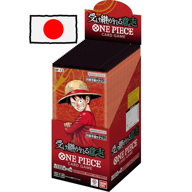 One Piece Card Game ! Display OP13 "Carrying on his will" - Japonais !