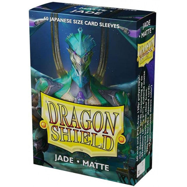 Dragon Shield ! 60 Protèges Cartes Couleur Jade Matte Taille Small (Japonais) !