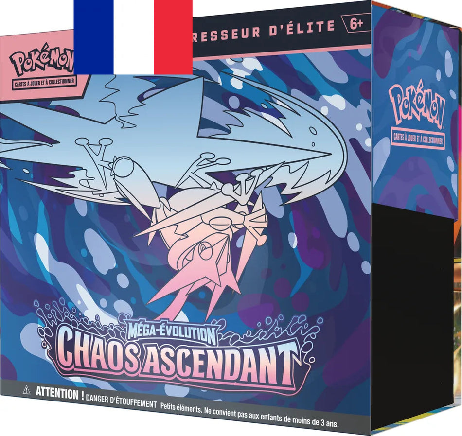 Pokémon ! Coffret Dresseur d'Elite Méga-Evolution ME04 "Chaos Ascendant" - Français !