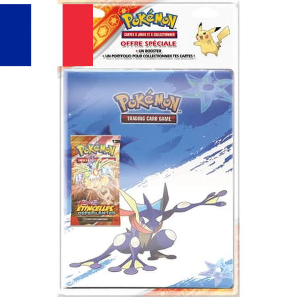 Pokémon ! Portfolio + Booster EV08 "Etincelles Déferlantes" - Version Française