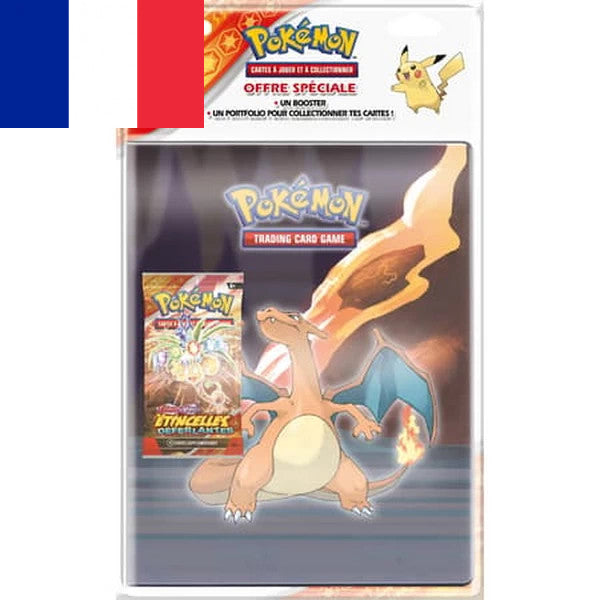 Pokémon ! Portfolio + Booster EV08 "Etincelles Déferlantes" - Version Française