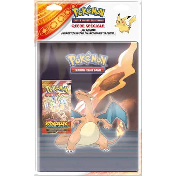 Pokémon ! Portfolio + Booster EV08 "Etincelles Déferlantes" - Version Française