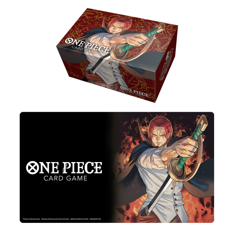 One Piece Card Game ! Playmat et Storage Box Shanks !