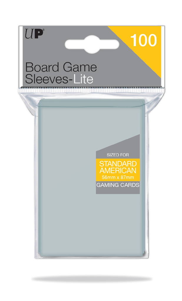Ultra PRO ! Protèges Cartes par 100 "Board Game Sleeves Lite" Americain (56 x 87mm) !