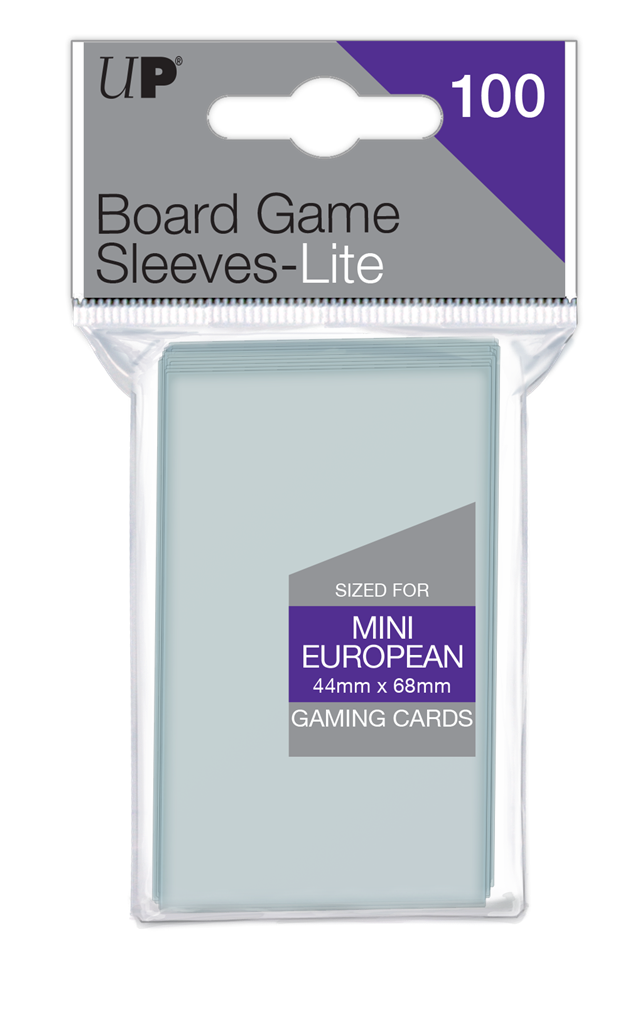 Ultra PRO ! Protèges Cartes par 100 "Board Game" Mini Europeen (44 x 68mm) !