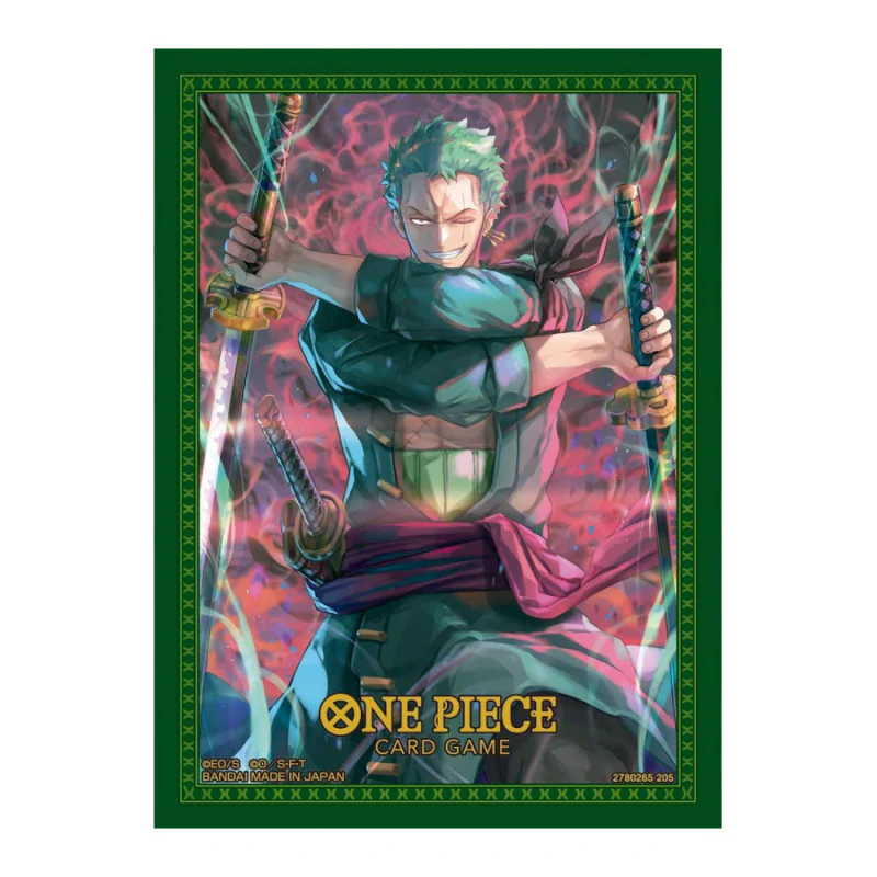 One Piece Card Game ! 70 Protèges cartes V.11 "Roronoa Zoro" !