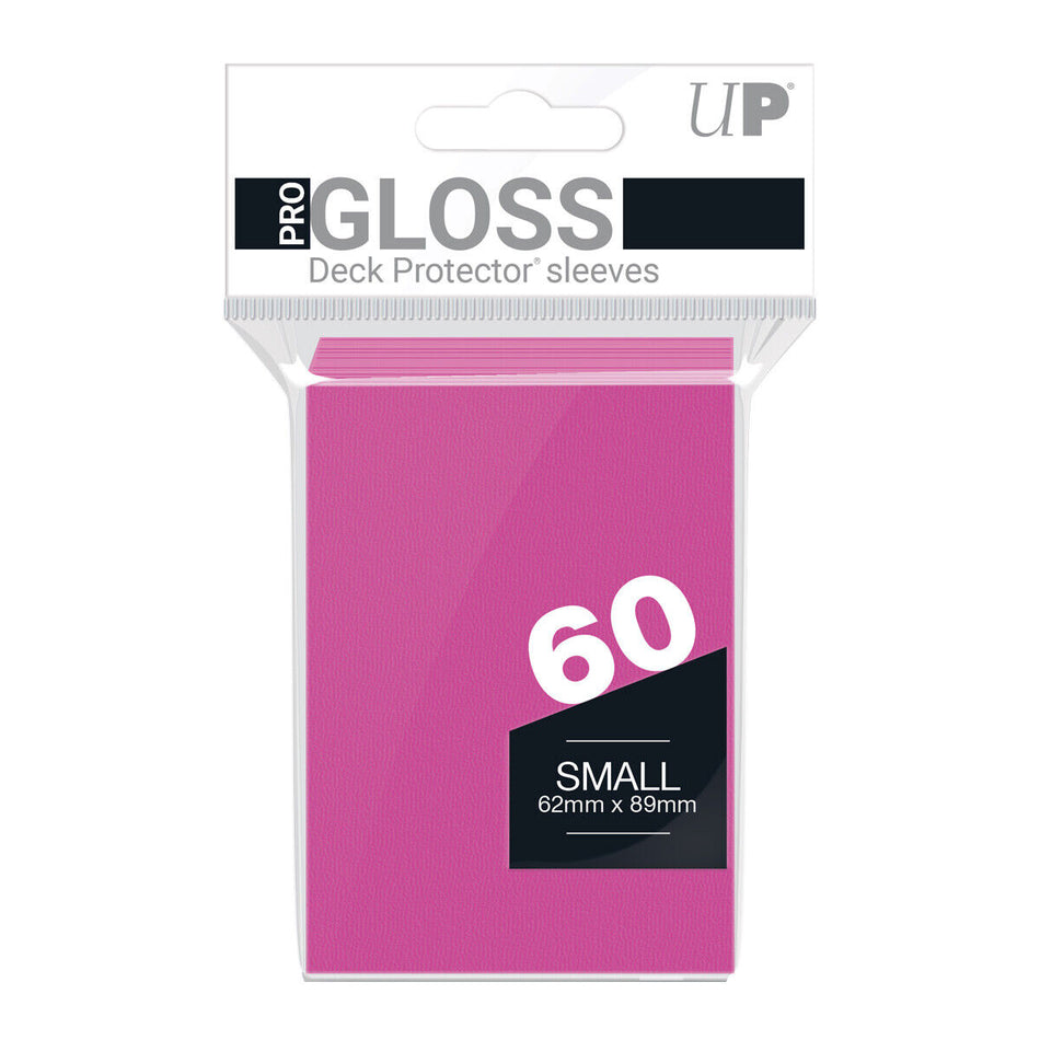 Ultra Pro ! Protèges Cartes par 60 Rose Flashy Deck Protector Small Gloss (Yu-Gi-Oh) !