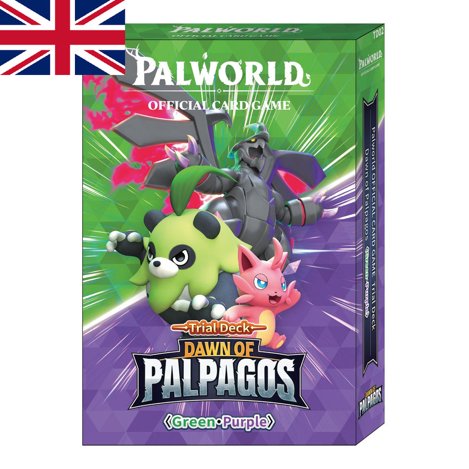 Palworld ! Trial Deck Green-Purple Dawn of Palpagos - Anglais !