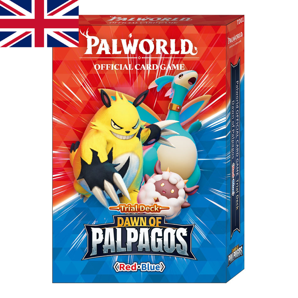 Palworld ! Trial Deck Red-Blue Dawn of Palpagos - Anglais !