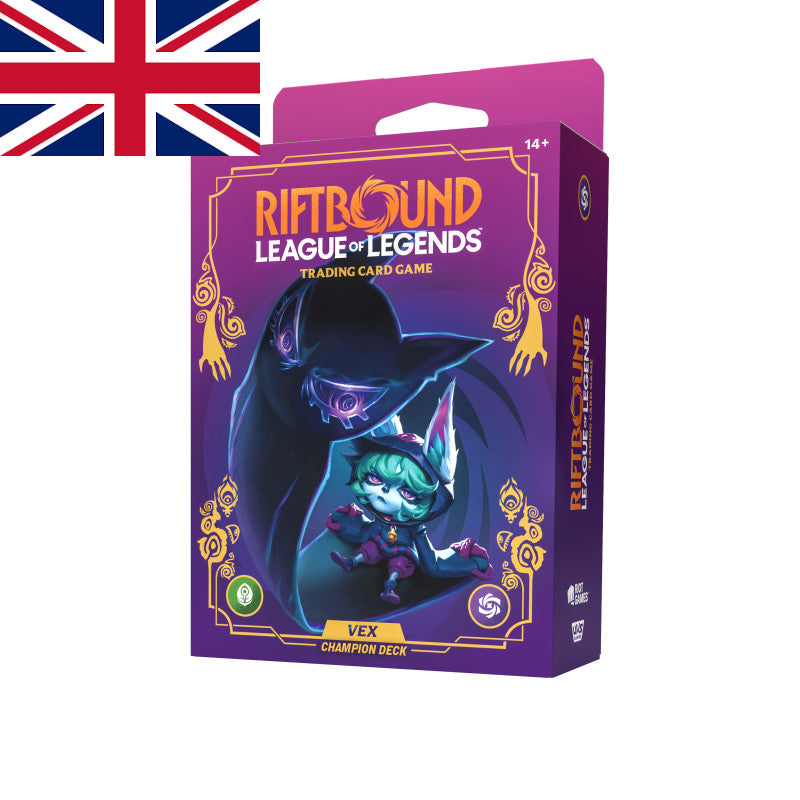 Riftbound ! Deck League of Legends TCG - Unleashed Champion "Vex" - Anglais !