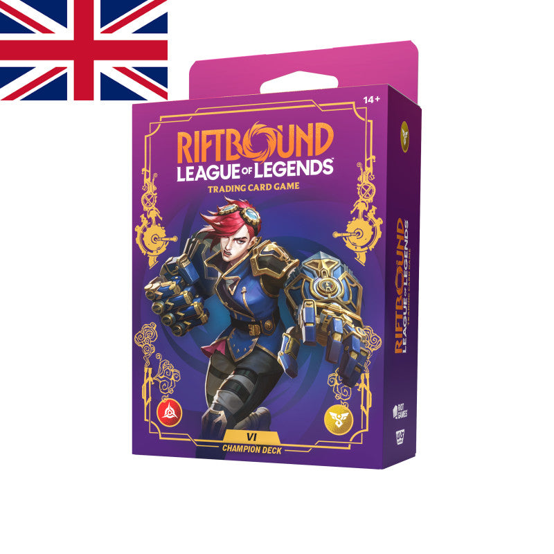 Riftbound ! Deck League of Legends TCG - Unleashed Champion "Vi" - Anglais !