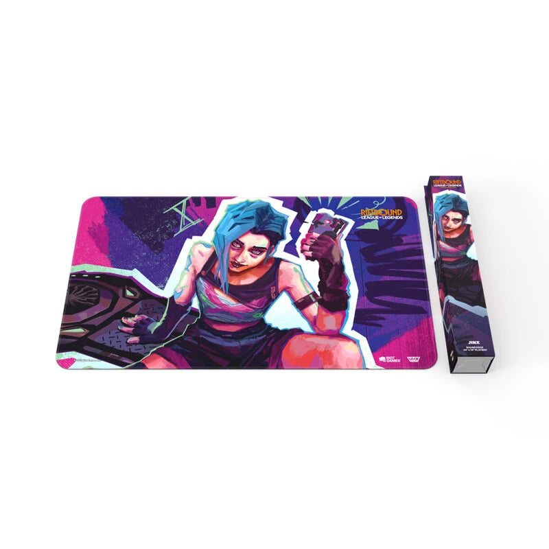 Riftbound ! Tapis de Jeu/Playmat League of Legends TCG - Origins "Jinx" !