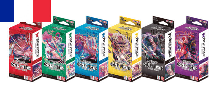One Piece Card Game - Lot Deck ST15 au ST20 - Version Française