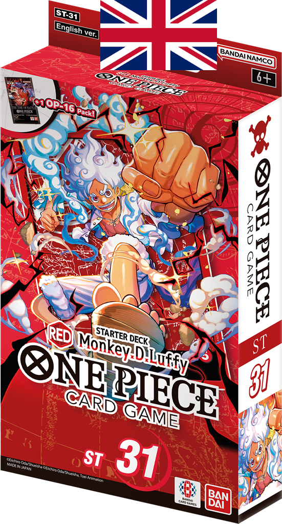 One Piece ! Deck pour débutants "ST31" Rouge - Anglais !