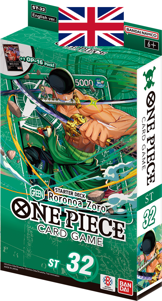 One Piece ! Deck pour Débutants "ST32" Vert - Anglais !