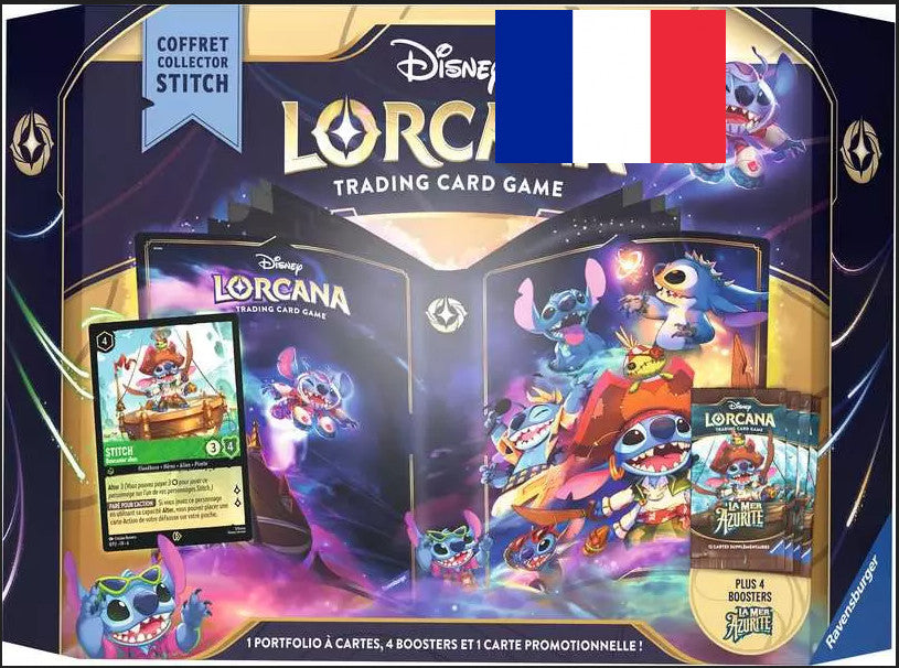 Disney Lorcana Set 6 - Coffret cadeau Collector Stitch ! Français !