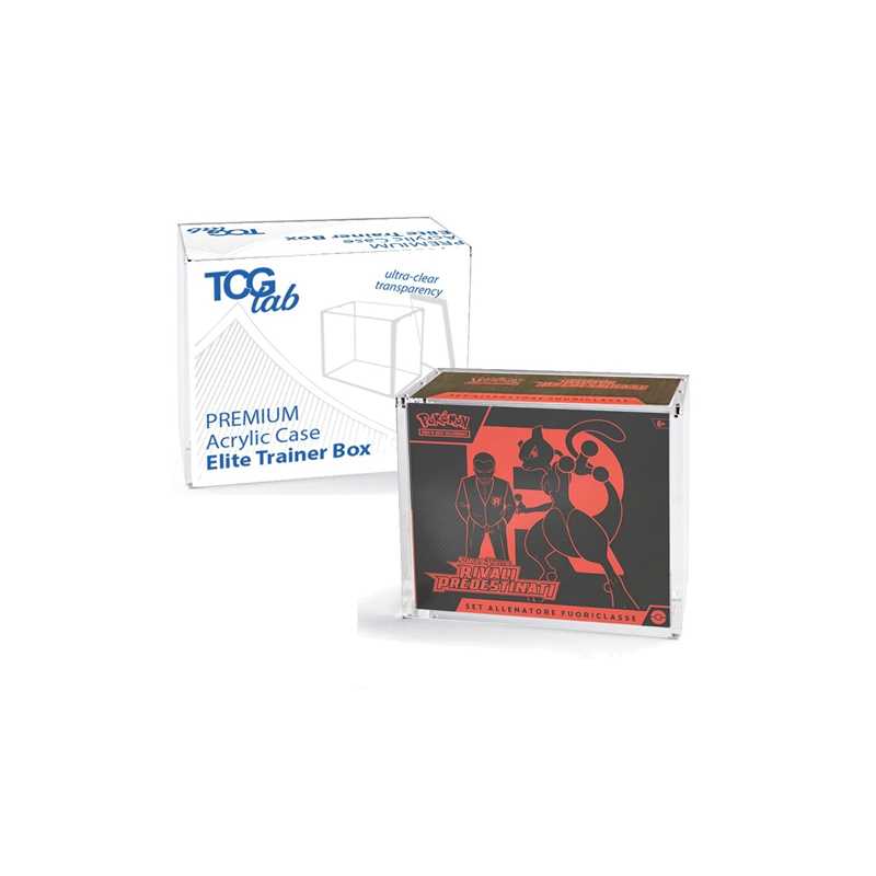 TCGlab - Étui de protection premium pour ETB magnétique en plexiglas