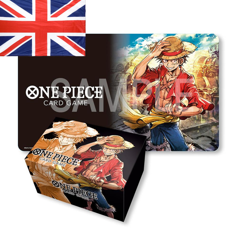 One Piece Card Game ! Playmat et Storage Box Set Monkey.D.Luffy - Version Anglaise !