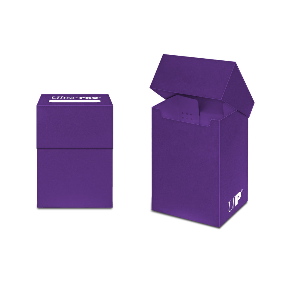 Ultra Pro ! Standard Deck Box Solid 80+- Violet