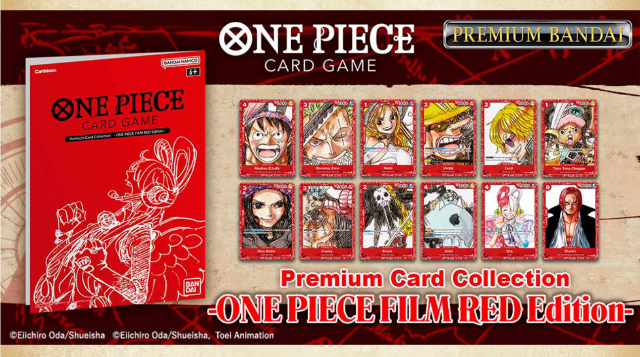 One Piece Card Game - Premium Card Collection Film Red Edition – Games  Avenue