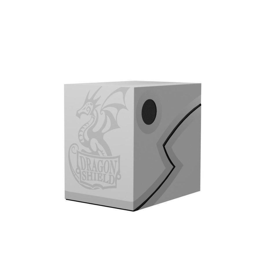 Dragon Shield ! Deck box Double Shell 120+- couleur Ashen Blanc/Noir