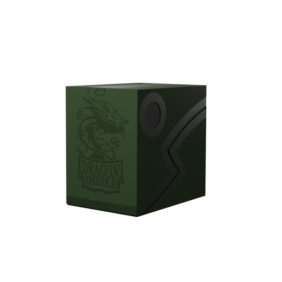 Dragon Shield ! Deck box Double Shell 120+- couleur Forest Vert/Noir