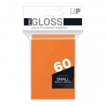 Ultra Pro ! Protèges Cartes par 60 Orange Deck Protector Small Gloss (Yu-Gi-Oh) !