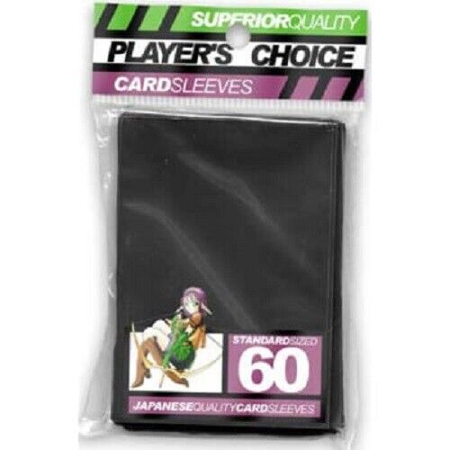 Player's Choice ! Protèges Cartes Standard par 60 Noir