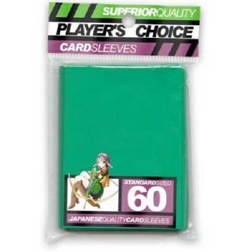Player's Choice ! Protèges Cartes Standard par 60 Vert
