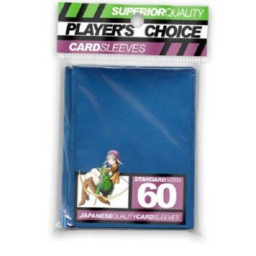 Player's Choice ! Protèges Cartes Standard par 60 Bleu Metallique