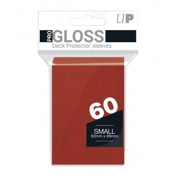 Ultra Pro ! Protèges Cartes par 60 Rouge Deck Protector Gloss Small (Yu-Gi-Oh) !
