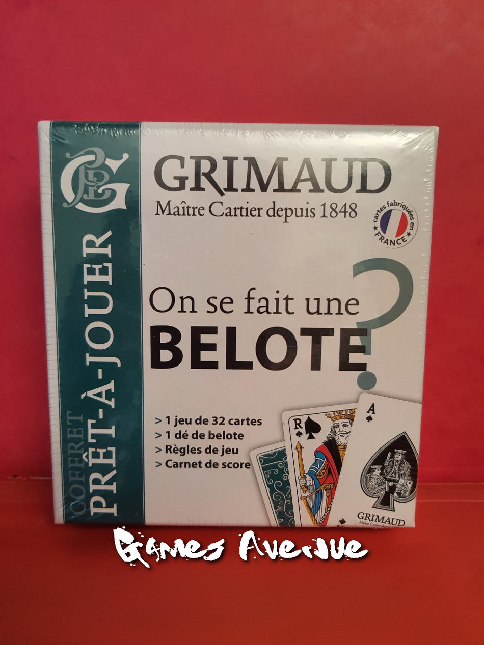 Coffret GRIMAUD : " On Se Fait Une Belote ? "