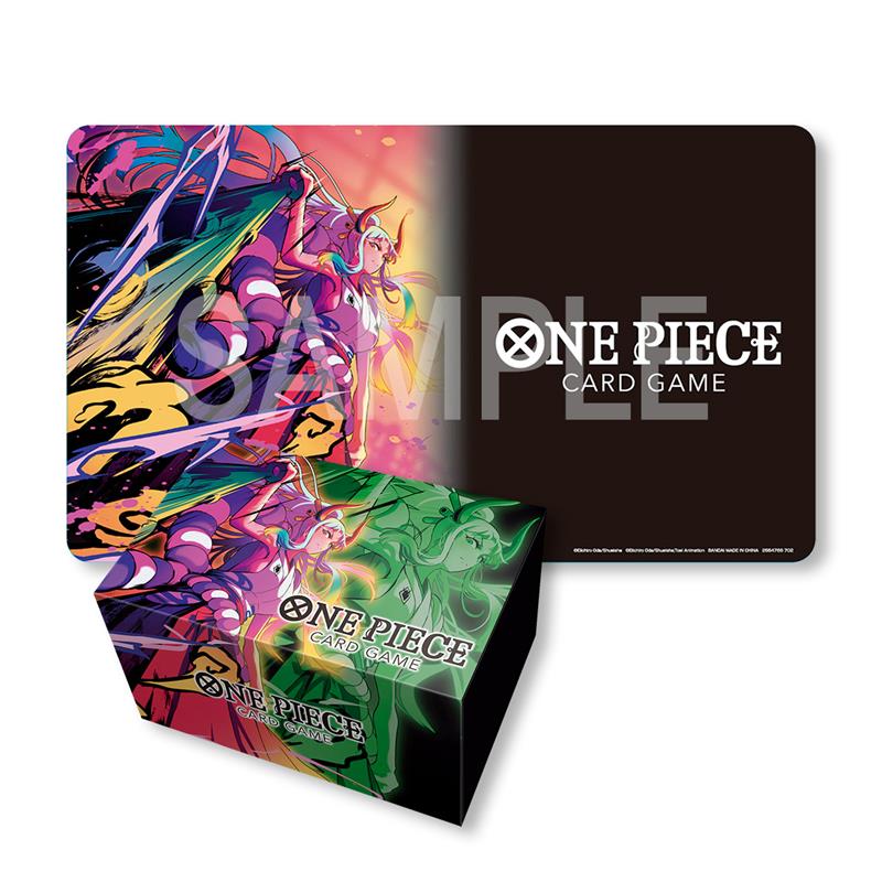 One Piece Card Game ! Playmat et Storage Box Set Yamato