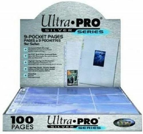 Ultra Pro ! Feuilles classeur Silver 9 Pocket Series Boite de 100